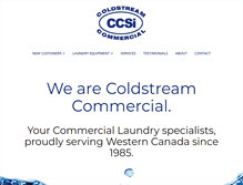 Tablet Screenshot of ccsi-laundry.com